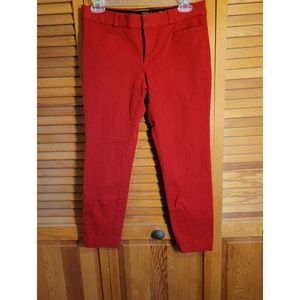 Red professional capris